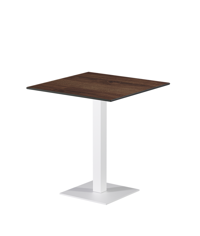 Stolik Alfa S biały blat HPL