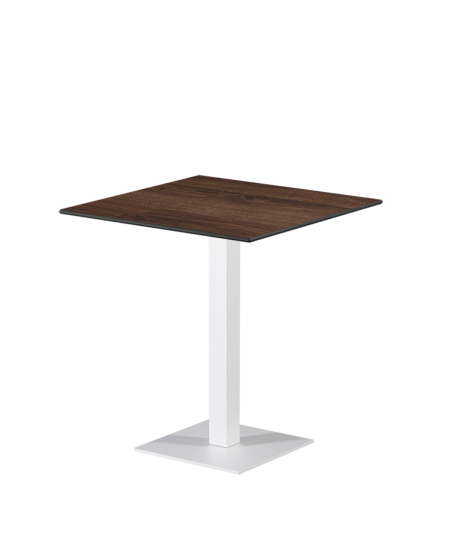 Stolik Alfa S biały blat HPL