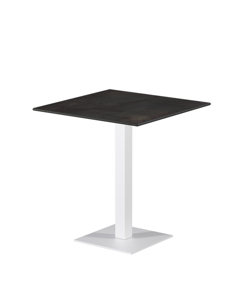 Stolik Alfa S biały blat HPL