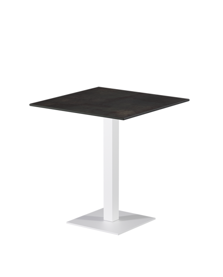 Stolik Alfa S biały blat HPL