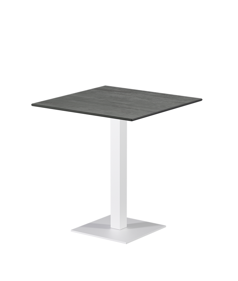 Stolik Alfa S biały blat HPL