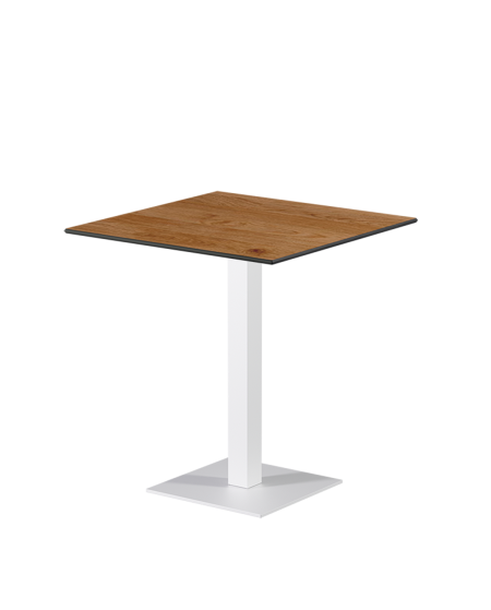 Stolik Alfa S biały blat HPL