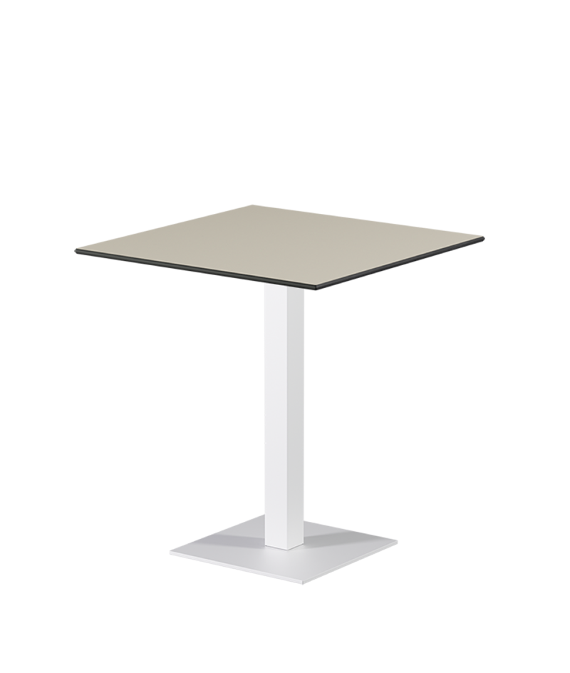 Stolik Alfa S biały blat HPL