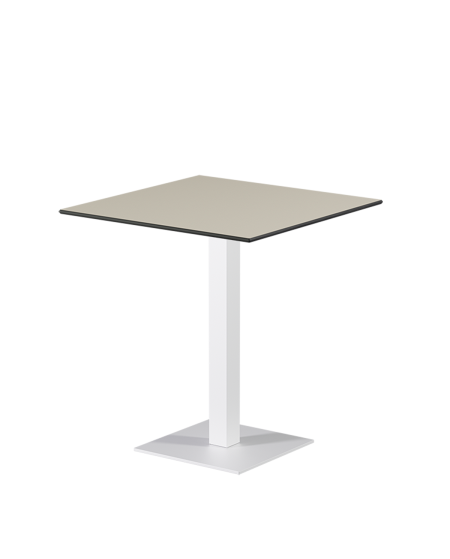 Stolik Alfa S biały blat HPL