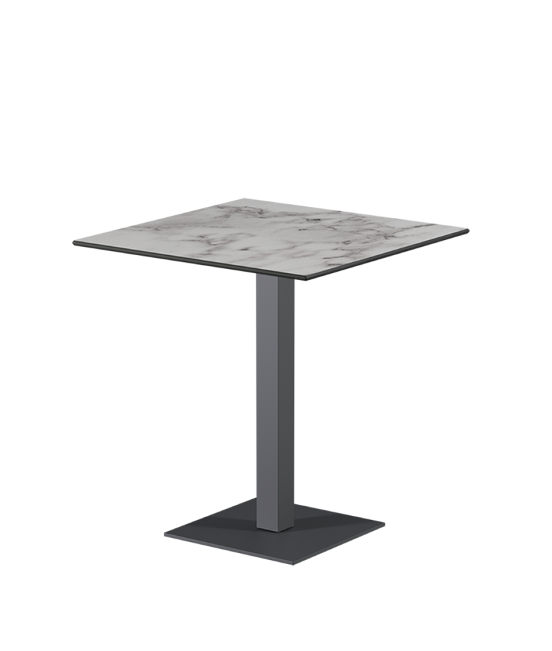 Stolik Alfa S szary blat HPL