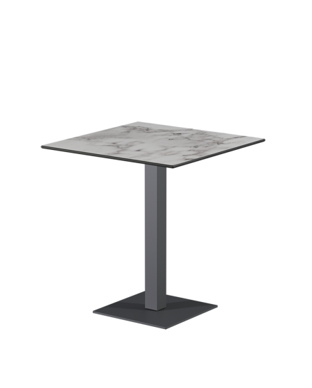 Stolik Alfa S szary blat HPL
