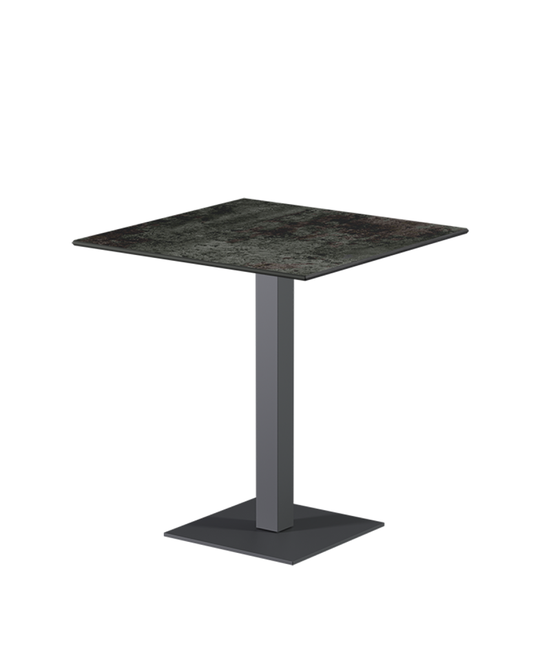 Stolik Alfa S szary blat HPL