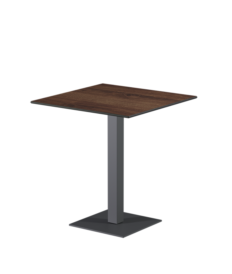 Stolik Alfa S szary blat HPL