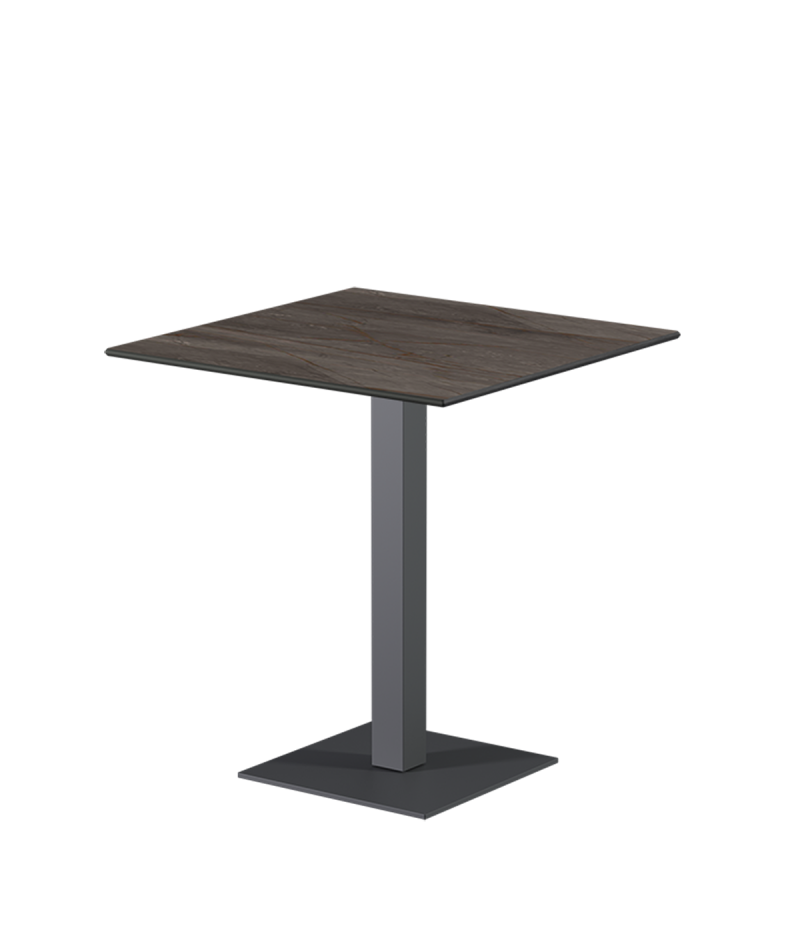 Stolik Alfa S szary blat HPL