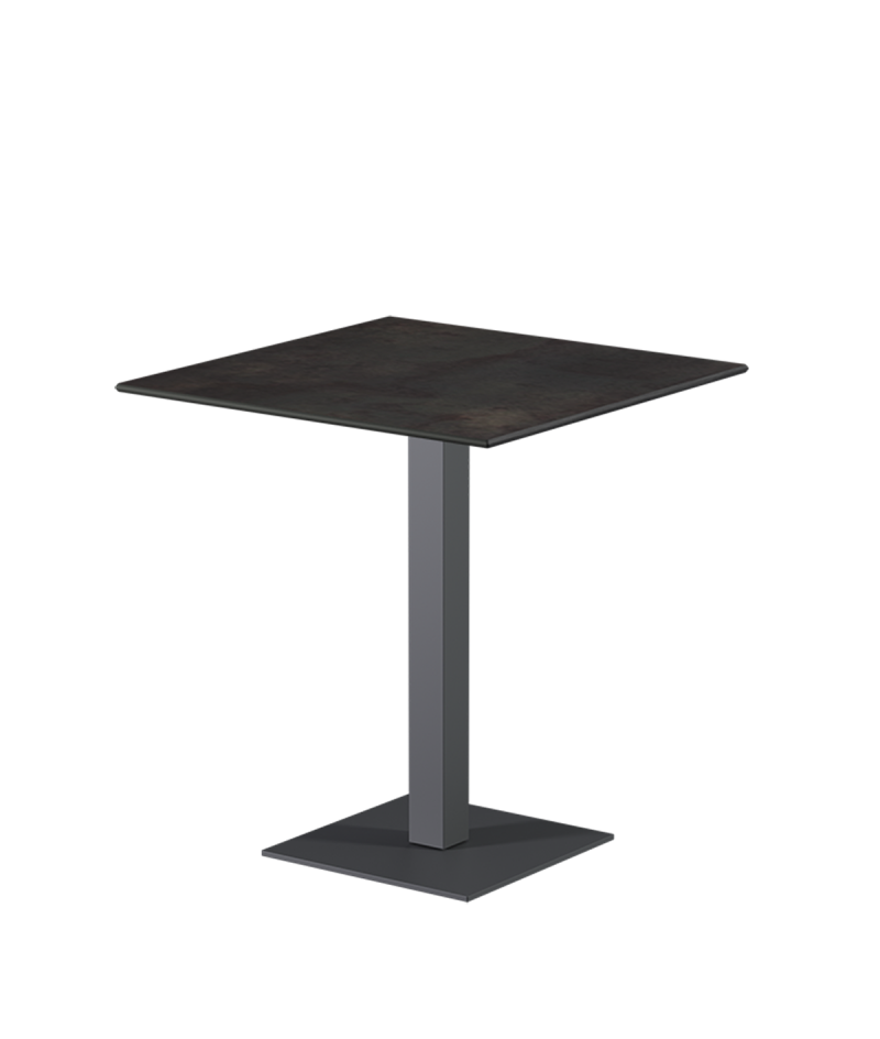 Stolik Alfa S szary blat HPL