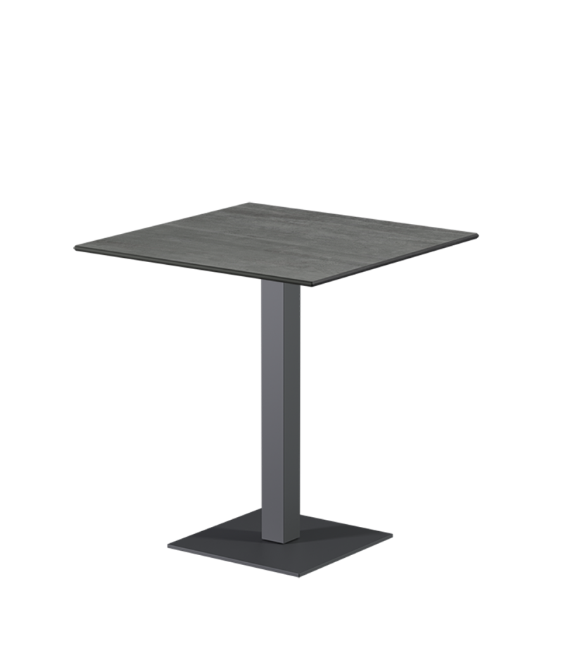 Stolik Alfa S szary blat HPL