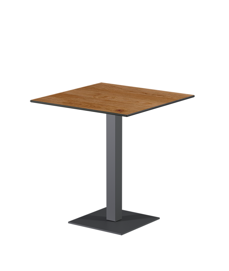 Stolik Alfa S szary blat HPL