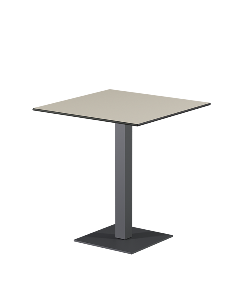 Stolik Alfa S szary blat HPL