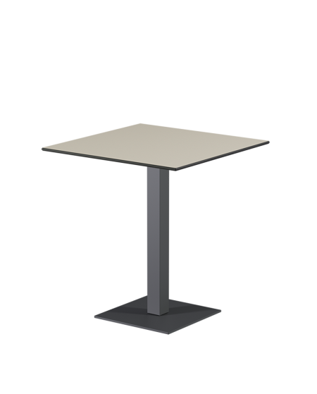 Stolik Alfa S szary blat HPL