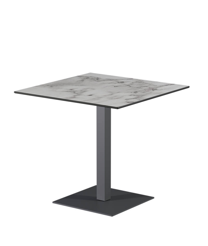 Stolik Alfa S szary blat HPL