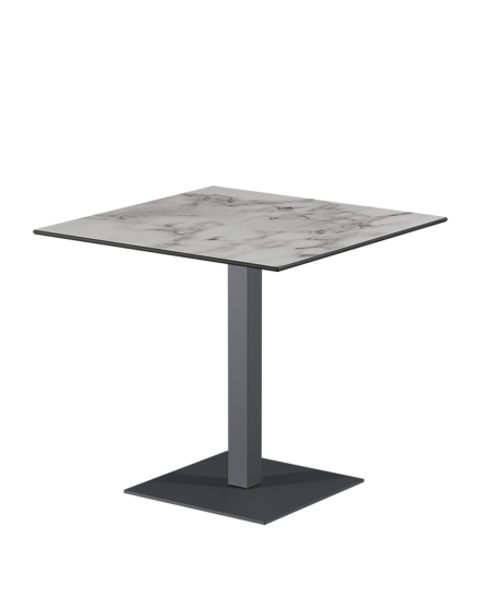 Stolik Alfa S szary blat HPL