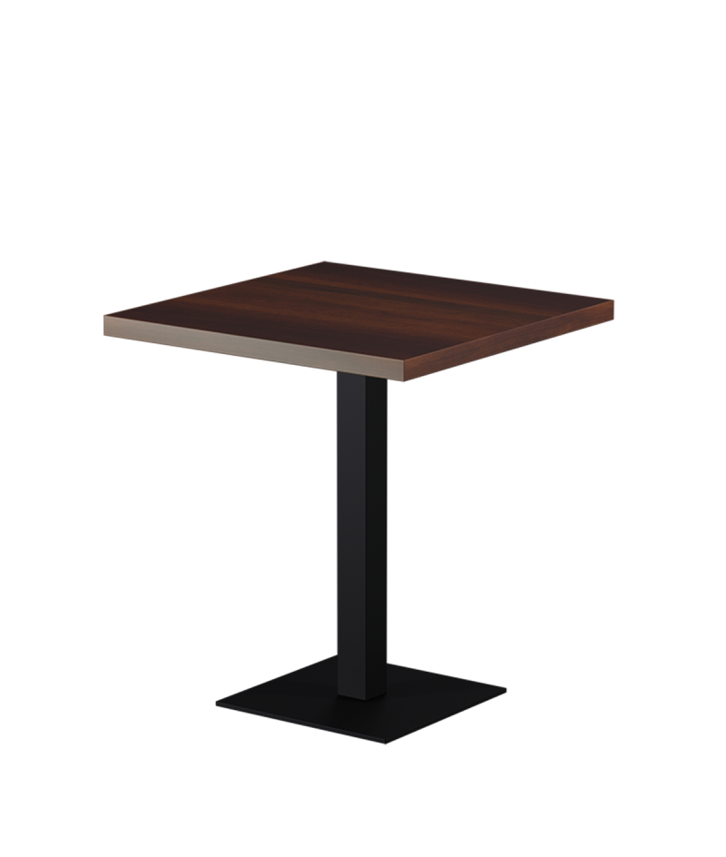 Stolik Alfa S czarny blat laminowany 18 mm