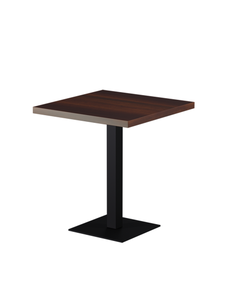 Stolik Alfa S czarny blat laminowany 18 mm