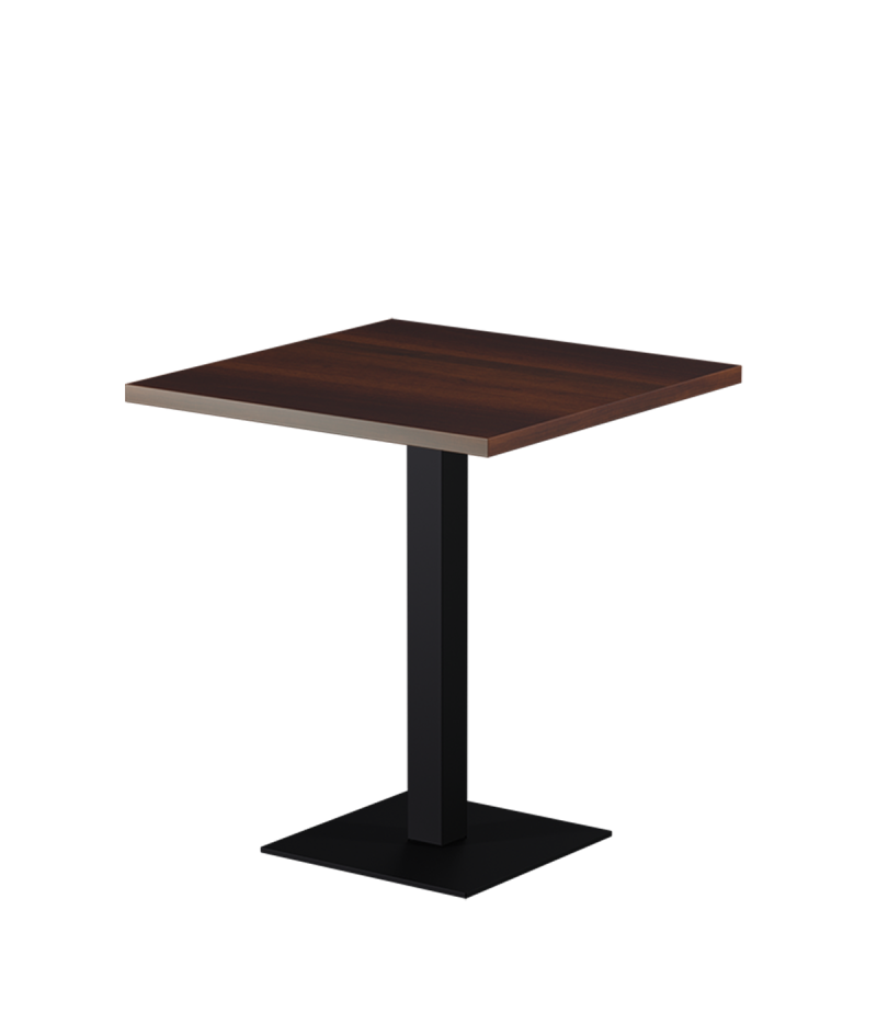 Stolik Alfa S czarny blat laminowany 18 mm