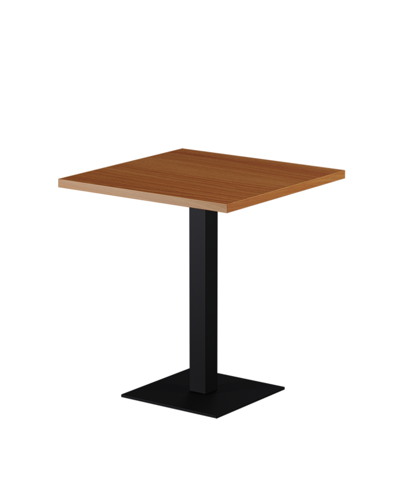 Stolik Alfa S czarny blat laminowany 18 mm
