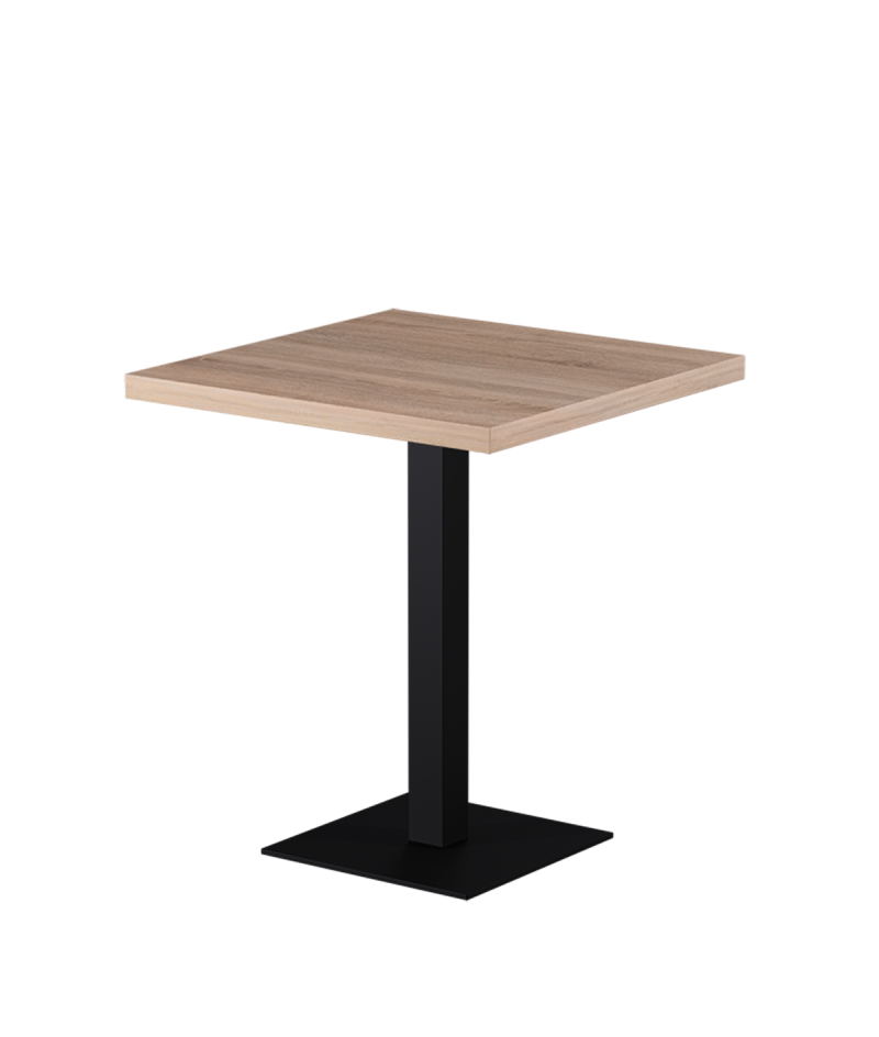 Stolik Alfa S czarny blat laminowany 18 mm