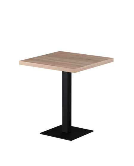 Stolik Alfa S czarny blat laminowany 18 mm