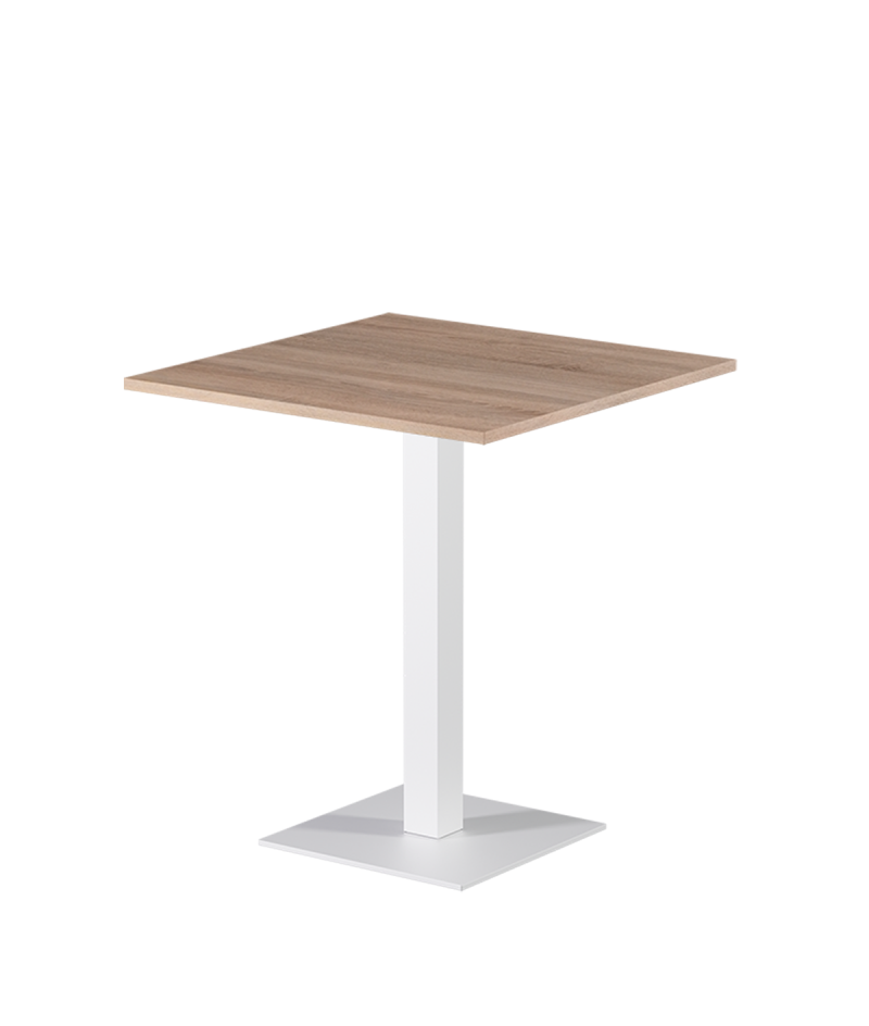 Stolik Alfa S biały blat laminowany