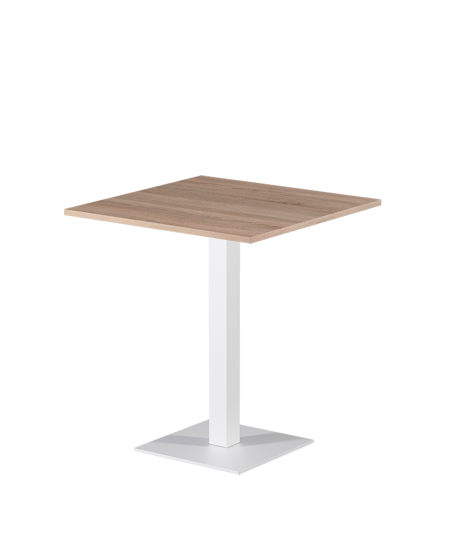 Stolik Alfa S biały blat laminowany