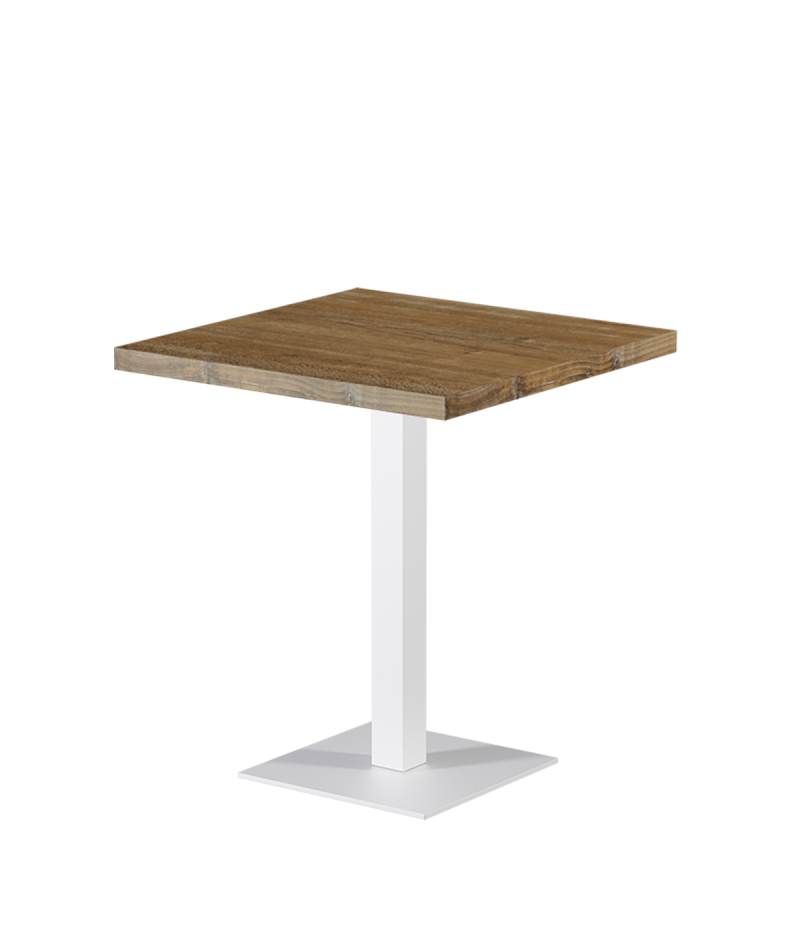 Stolik Alfa S biały blat laminowany