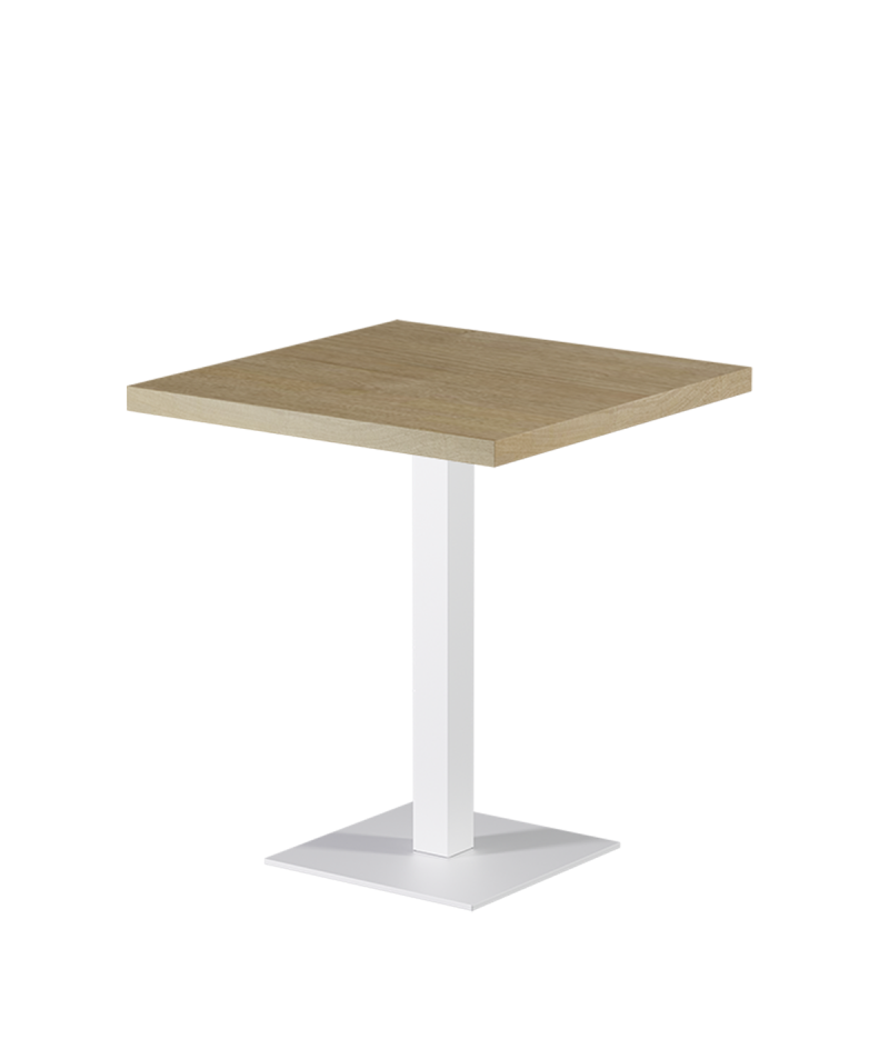 Stolik Alfa S biały blat laminowany