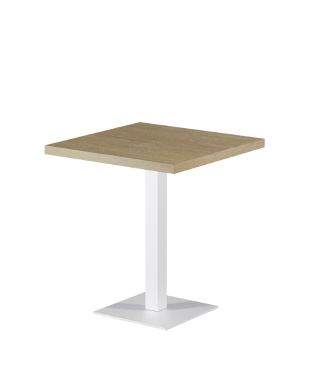 Stolik Alfa S biały blat laminowany