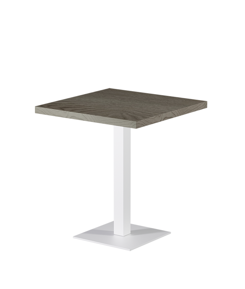 Stolik Alfa S biały blat laminowany