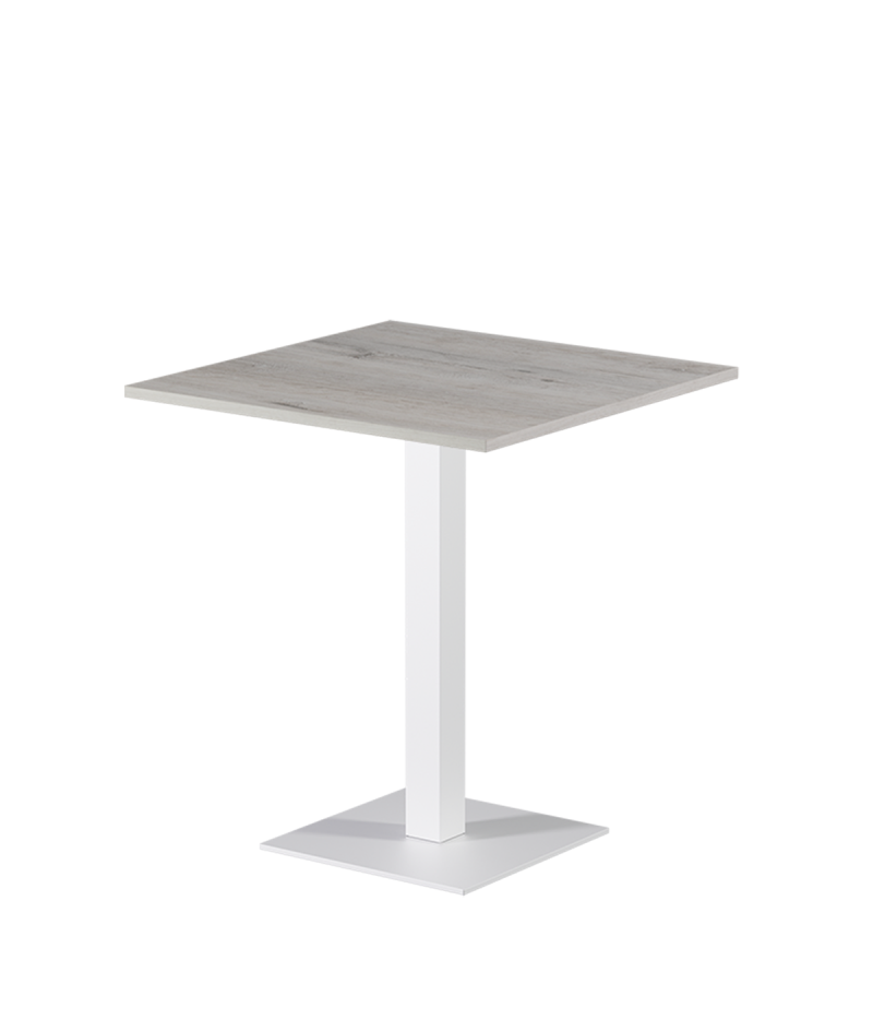 Stolik Alfa S biały blat laminowany