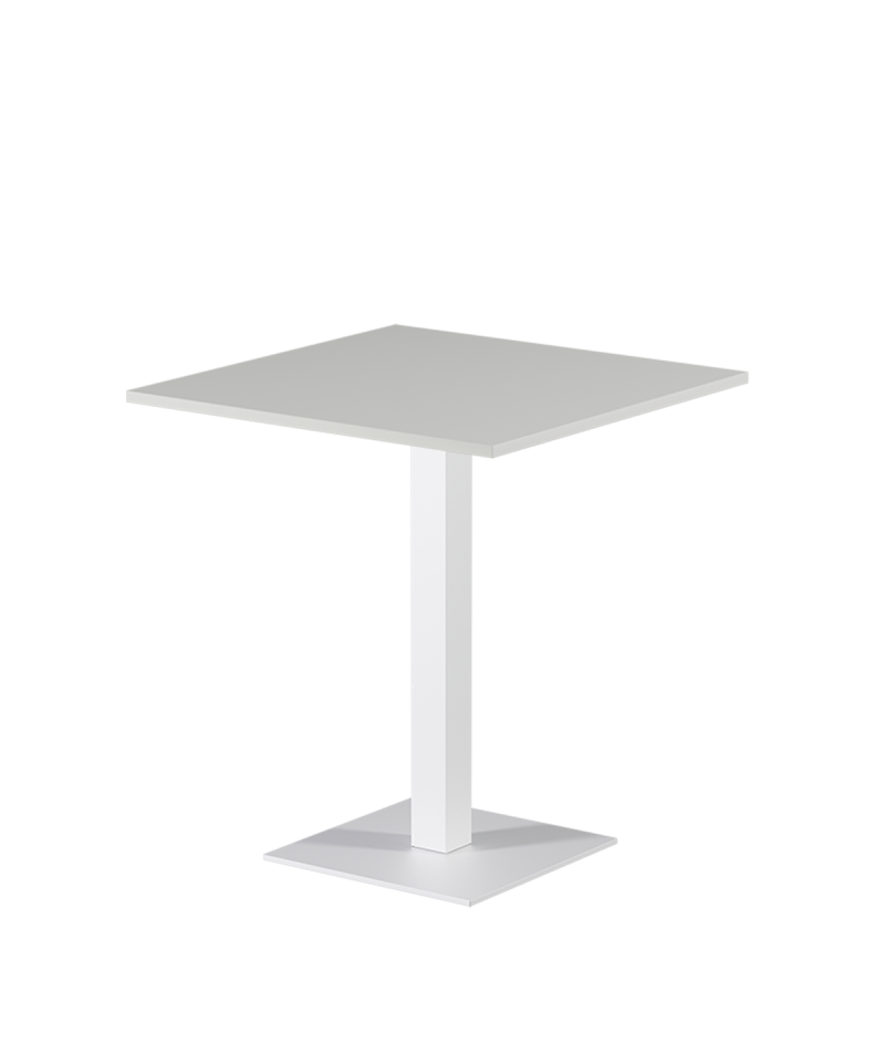 Stolik Alfa S biały blat laminowany