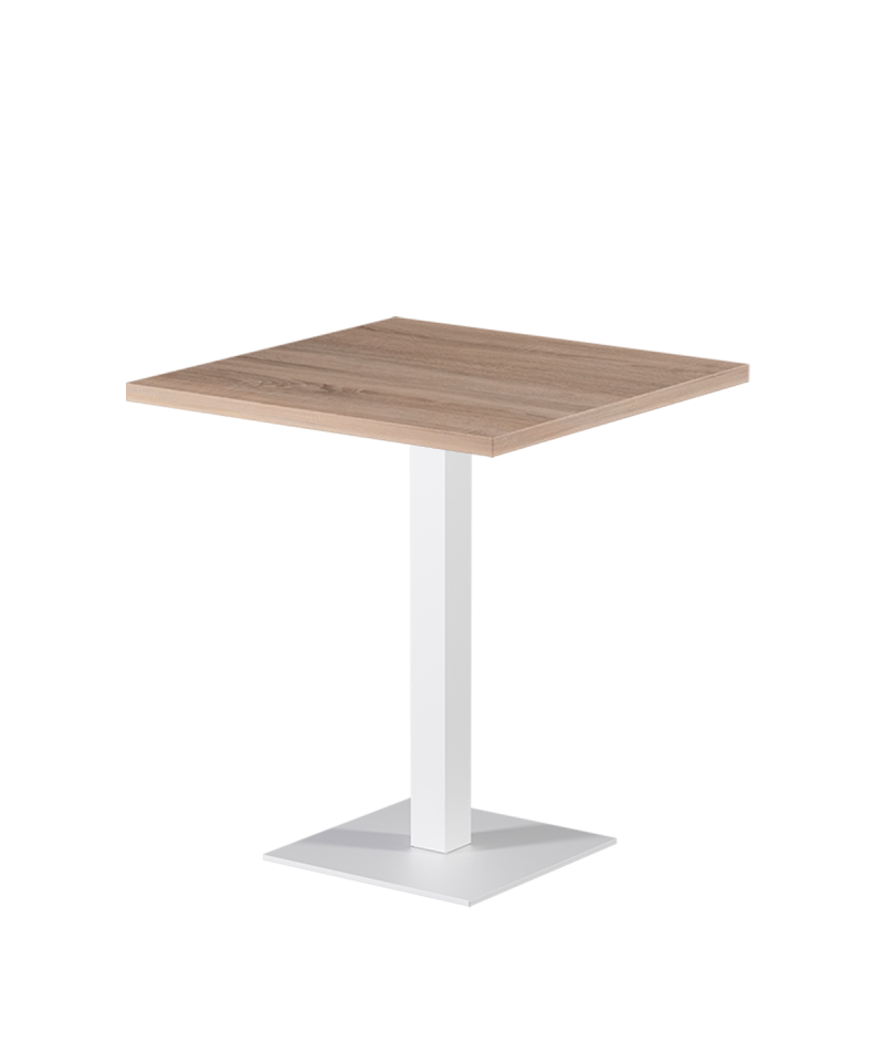 Stolik Alfa S biały blat laminowany