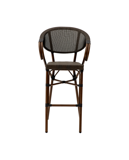 Krzesło Camillo Bar brązowe