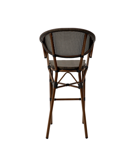 Krzesło Camillo Bar brązowe