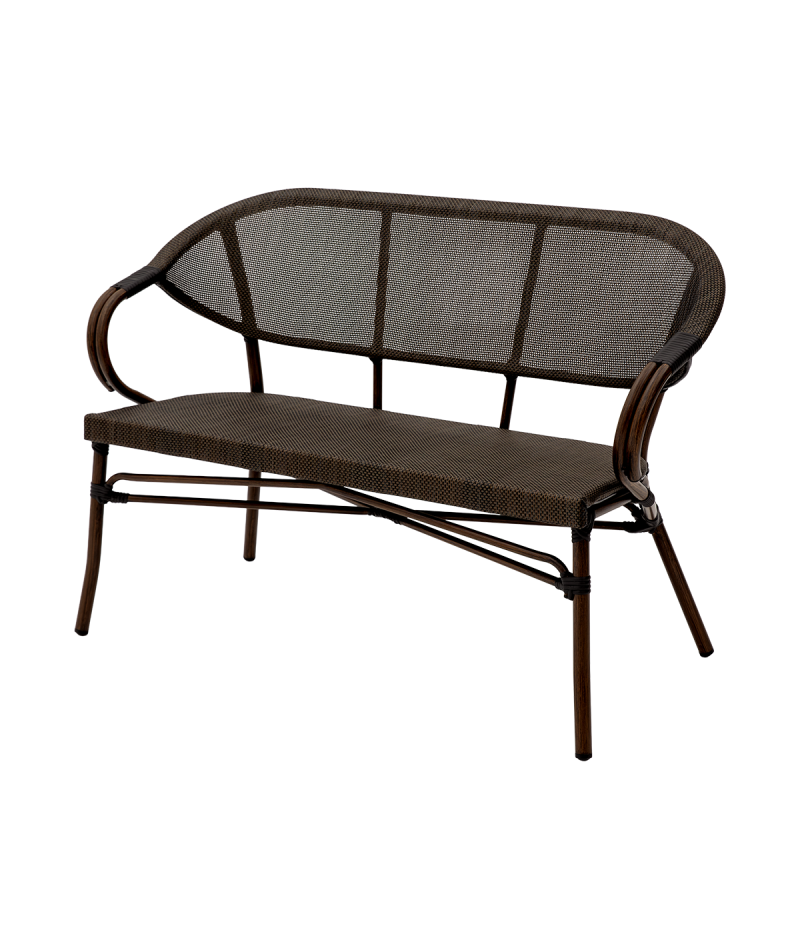 Ławka Camillo Bench brązowa