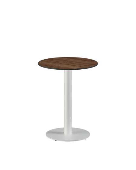 Stolik Alfa R biały blat HPL