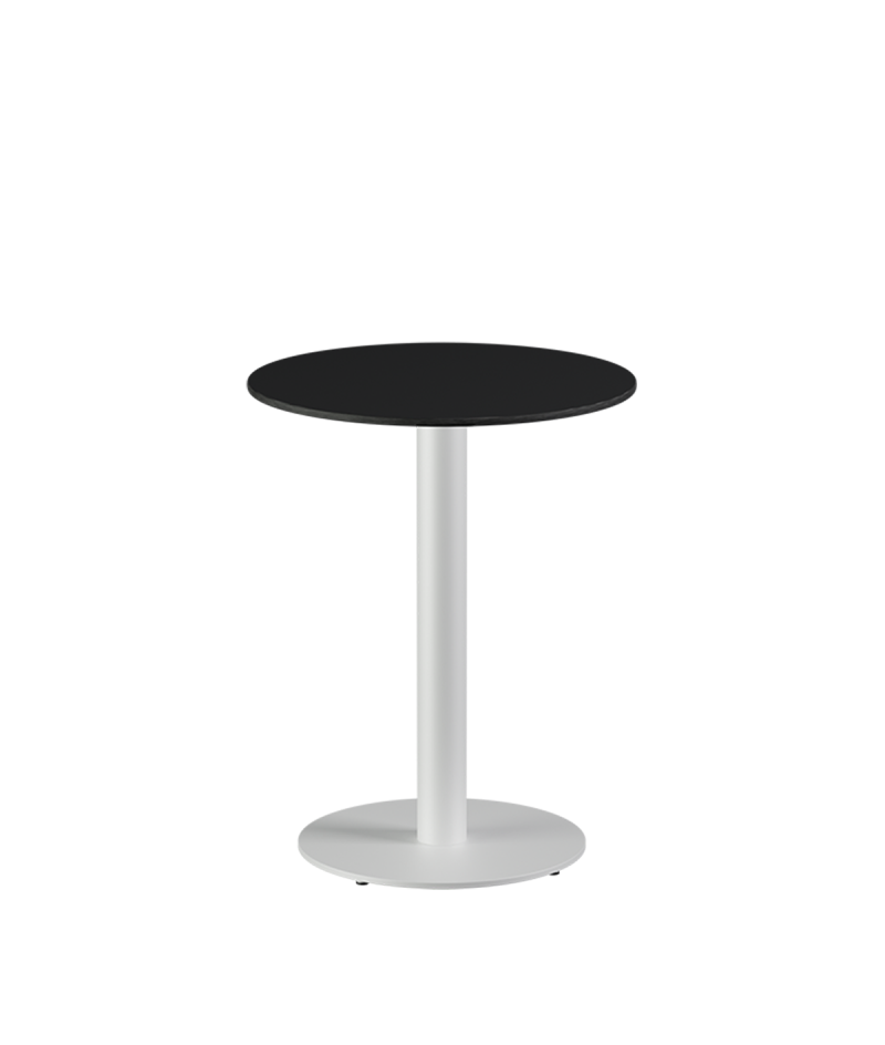 Stolik Alfa R biały blat HPL