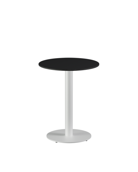 Stolik Alfa R biały blat HPL