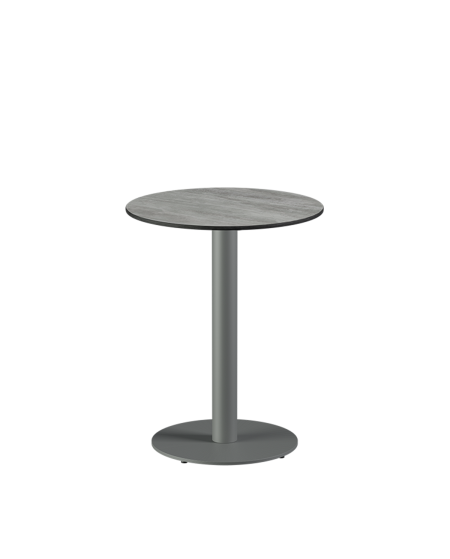 Stolik Alfa R szary blat HPL