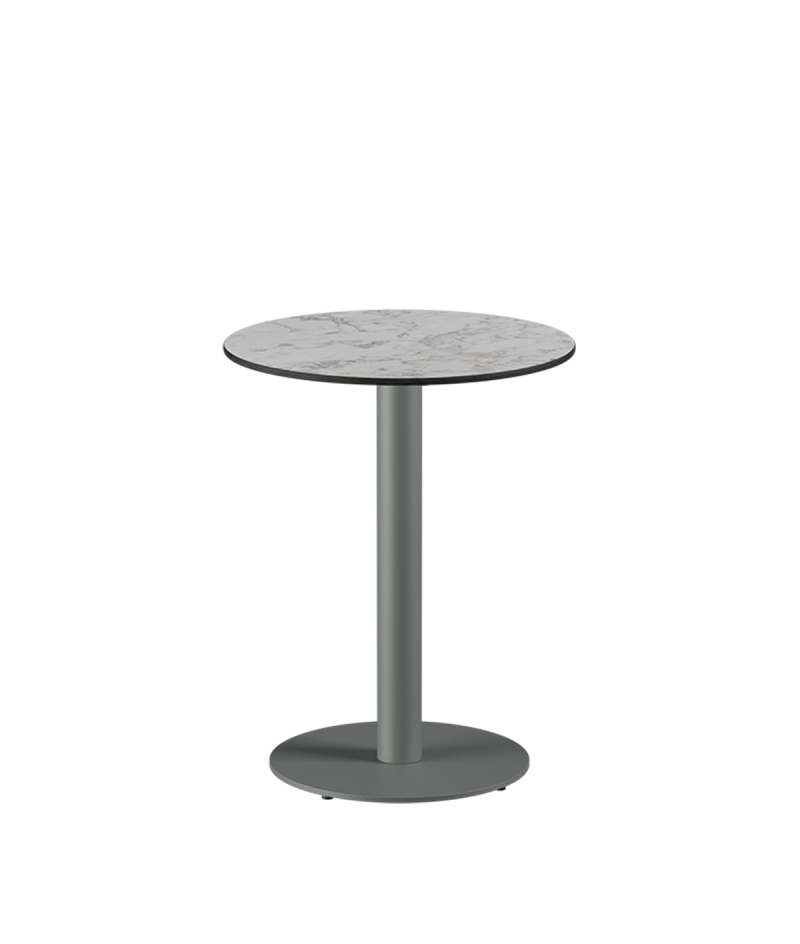 Stolik Alfa R szary blat HPL