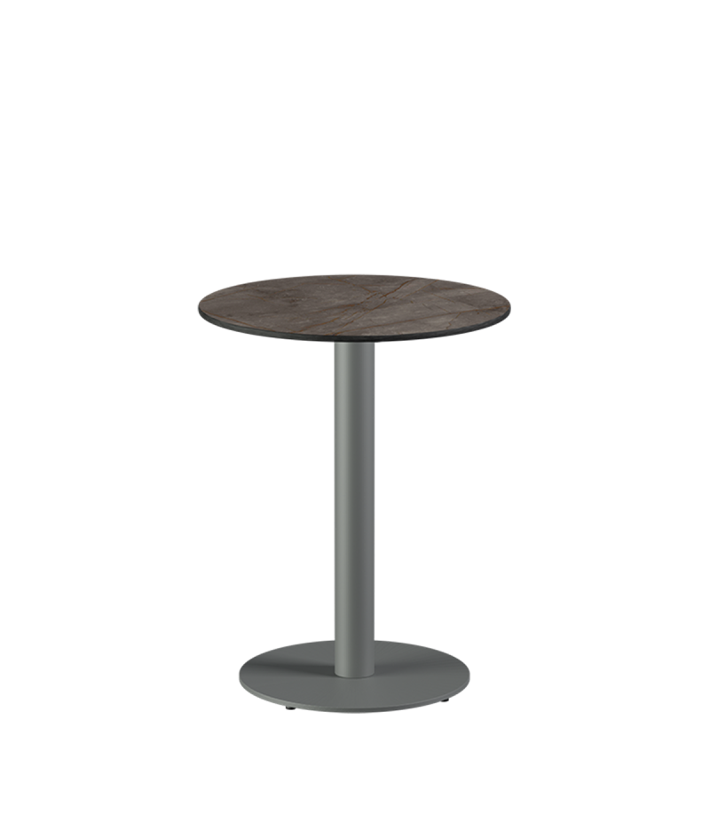 Stolik Alfa R szary blat HPL