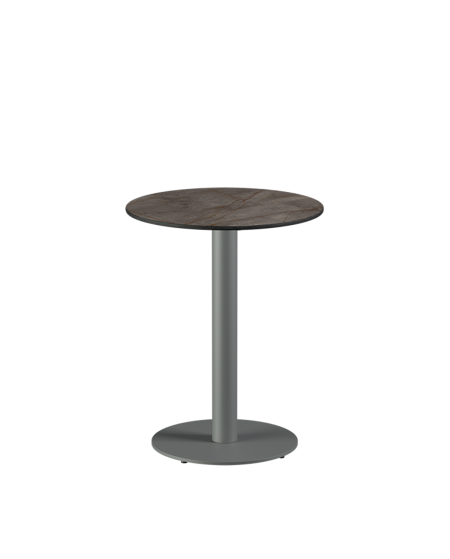 Stolik Alfa R szary blat HPL