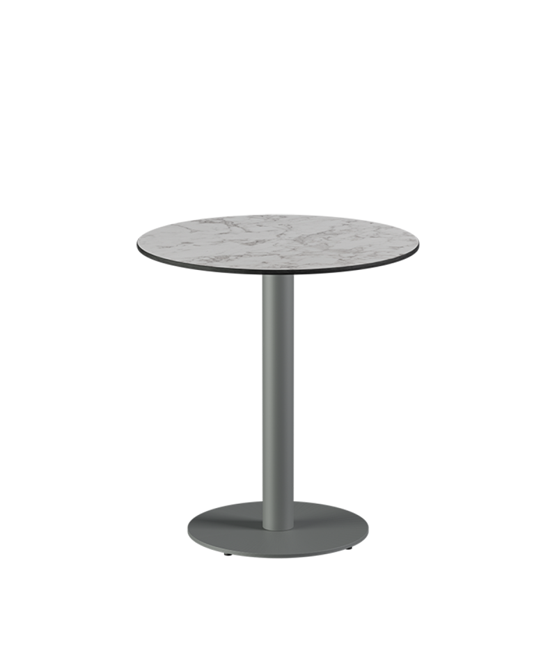 Stolik Alfa R szary blat HPL