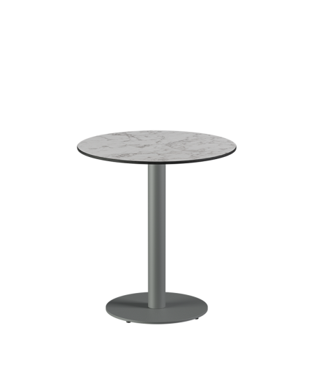 Stolik Alfa R szary blat HPL