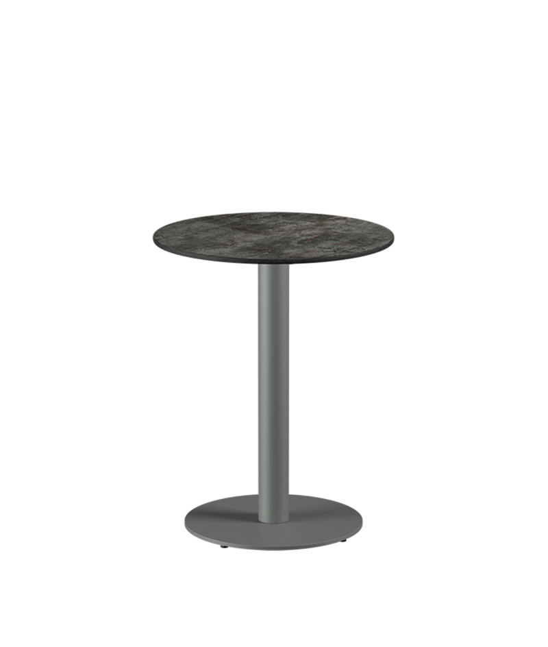 Stolik Alfa R szary blat HPL