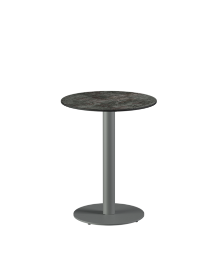 Stolik Alfa R szary blat HPL