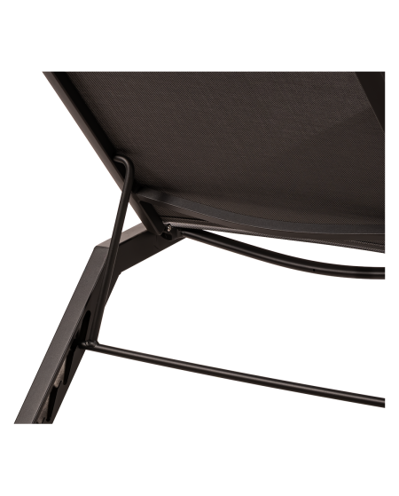 Leżak aluminiowy Riviera grafitowy